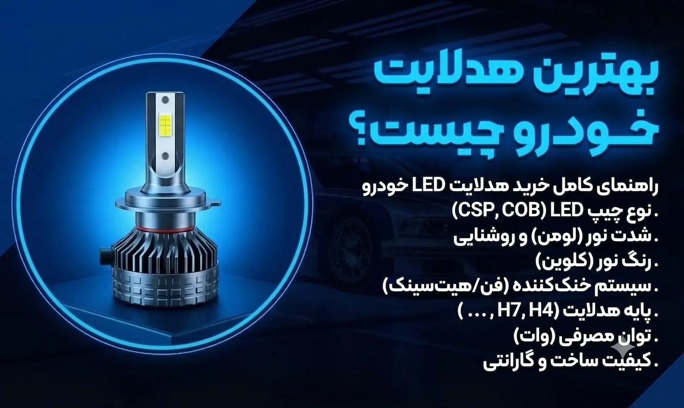 انواع-هدلایت-خودرو
